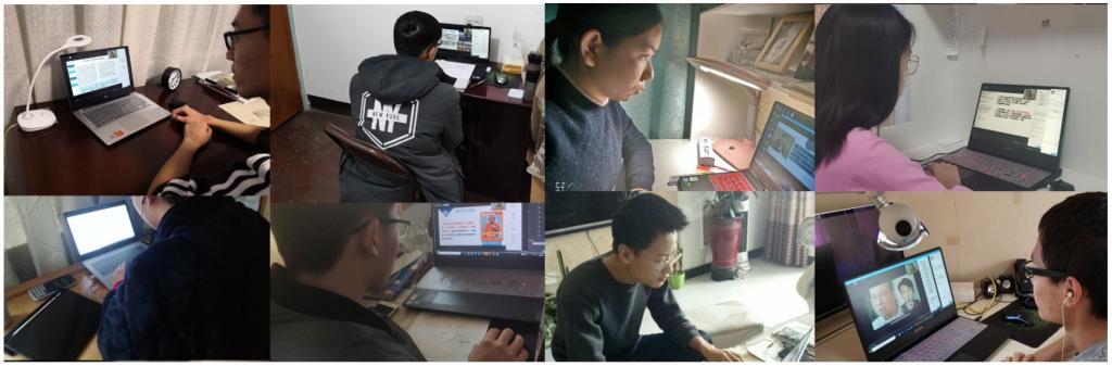 学生学习“大国战疫”系列专题思政课